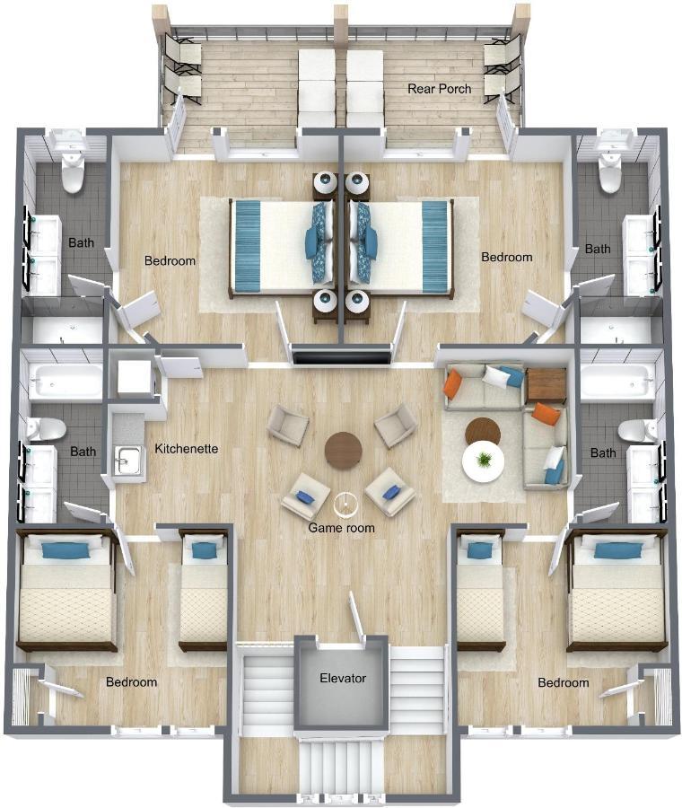 The Pearl Gulf Front W-Prvt Heated Pool, 12 Bdrm -12,5Bath Alvacationrentals Gulf Shores Exterior foto